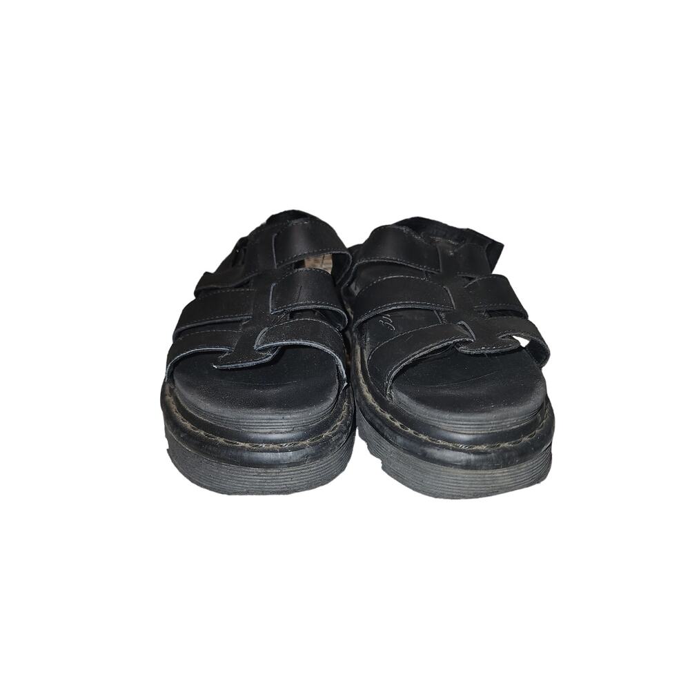 Dr Martens Yelena Black Hydro Sandal platform sz 8